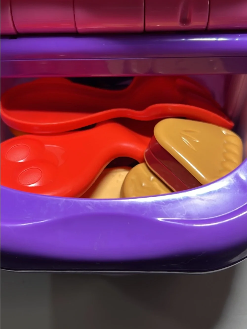 Kids Interactive Shape Learning Basket - Purple & Pink